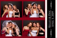 Photo Booth Wedding Post Card Layout